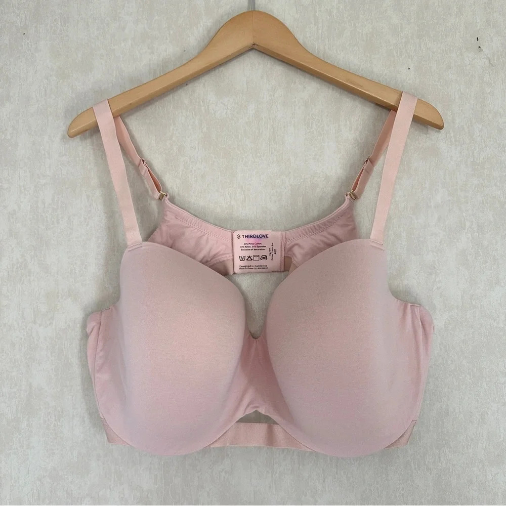 ThirdLove Pima Cotton T-Shirt Bra Plus Size 46D